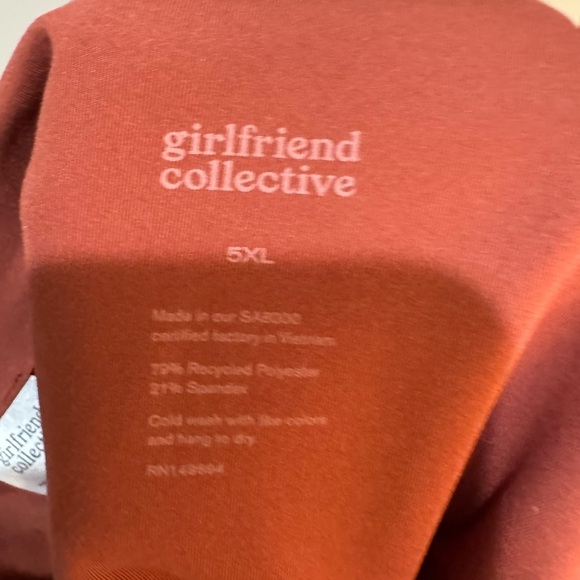 Girlfriend Collective Rust Compressive High-Rise Legging‎ Sz 5X - Picture 6 of 6